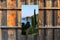 Customize-it - Cypressen bij zee 70x130cm Tuinschilderij