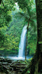 Customize-it - Doorkijk waterval 70x130cm Tuinschilderij