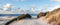 Customize-it - Duinen zee 130x50cm Tuinschilderij