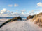 Customize-it - Duinen zee 70x50cm Tuinschilderij
