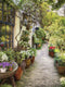 Customize-it - Flower alley 50x70cm Tuinschilderij