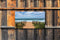 Customize-it - Hek strand 130x70cm Tuinschilderij