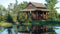 Customize-it - Japans theehuis 130x70cm Tuinschilderij