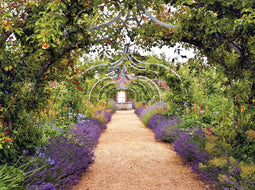 Customize-it - Lavendel tuin 70x50cm Tuinschilderij