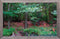 Customize-it - lijst hout bos hertjes 140x90cm Tuindoek