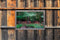 Customize-it - lijst hout bos hertjes 140x90cm Tuindoek