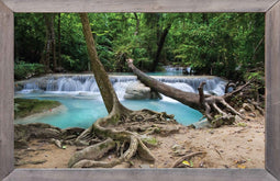 Customize-it - lijst ht waterval bos 140x90cm Tuindoek