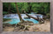 Customize-it - lijst ht waterval bos 140x90cm Tuindoek