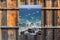 Customize-it - Meeuwen strand 50x70cm Tuinschilderij