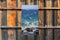 Customize-it - Meeuwen strand 70x130cm Tuinschilderij