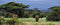 Customize-it - Olifanten 130x50cm Tuinschilderij