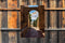 Customize-it - Oude poort 50x70cm Tuinschilderij