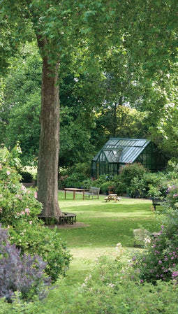 Customize-it - Park kas 70x130cm Tuinschilderij