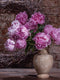 Customize-it - Pioenen vaas 50x70cm Tuinschilderij