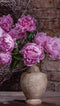 Customize-it - Pioenen vaas 70x130cm Tuinschilderij