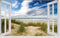 Customize-it - Raam Duinen 140x90cm Tuindoek