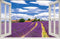 Customize-it - Raam Frankrijk 140x90cm Tuindoek