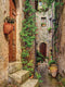 Customize-it - Steeg potten 50x70cm Tuinschilderij