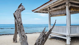 Customize-it - Strand Bali 130x70cm Tuinschilderij