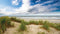 Customize-it - Strand wolk 130x70cm Tuinschilderij