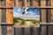 Customize-it - Strand wolk 70x50cm Tuinschilderij