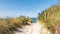 Customize-it - Strandpad 130x70cm Tuinschilderij