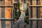 Customize-it - Trap bloemen 50x70cm Tuinschilderij