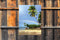 Customize-it - Tropen regenboog 50x70cm Tuinschilderij