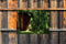 Customize-it - Verborgen deur 70x50cm Tuinschilderij
