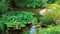 Customize-it - Vijver 70x130cm Tuinschilderij