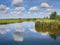 Customize-it - Water wolk 70x50cm Tuinschilderij