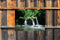 Customize-it - Waterval groen 70x50cm Tuinschilderij