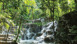Customize-it - Waterval tredes 130x70cm Tuinschilderij