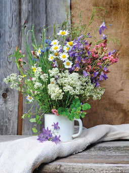 Customize-it - Wilde bloem boeket 50x70cm Tuinschilderij