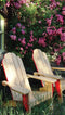 Customize-it - Witte stoelen 70x130cm Tuinschilderij