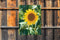 Customize-it - Zonnebloem 50x70cm Tuinschilderij