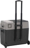 vidaXL - Koelbox - met - wielen - en - adapter - 50 - L - polypropeen - zwart - en - grijs