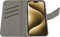 Celly Wally Bookcase Hoesje - Apple iPhone 16 Plus - Kunstleer - Pasjeshouder - Zwart