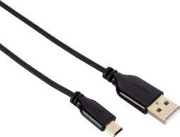Hama USB-2.0-aansluitkabel, A-connector- mini-B-connector (B5 pin), 0,75 m, zwart