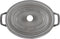 Staub Braadpan Ovaal Cocotte Grafietgrijs - ø 29 cm / 4.2 liter
