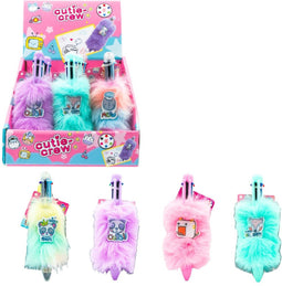 Cutie Crew 6-Kleurenpen Pluche
