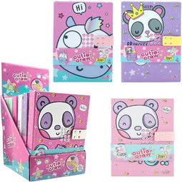 Cutie Crew Dagboek met Geheime Code Paars.