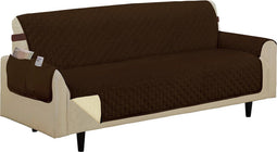 Orange Donkey Couch Cover - Bankhoes 3 zits - Waterafstotend - Bruin/crème (1 stuk)