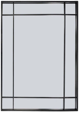 Versa - Wandspiegel - Rechthoekig 2,9 X 76 X 53 CM - Zwart