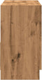 vidaXL - Wastafelkast - 63x30x54 - cm - bewerkt - hout - artisanaal - eikenkleur