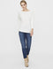 Vero Moda VMNORA - 3/4 Boatneck Blouse - Zachte mix van wol - Maat XS
