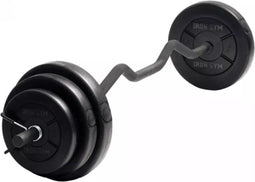 Iron Gym - 23kg Verstelbare Curl Bar Set - Ergonomisch design (1 set)
