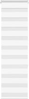 vidaXL - Zebra - rolgordijn - 45x150 - cm - stofbreedte - 40,9 - cm - polyester - wit