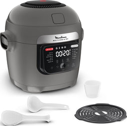 Moulinex Multicook & Fry MZ730BF0 - Multicooker - 12 programma's - Grijs
