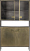 BePureHome Pack Vitrinekast - Metaal - Antique Brass- 190x110x38